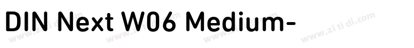 DIN Next W06 Medium字体转换